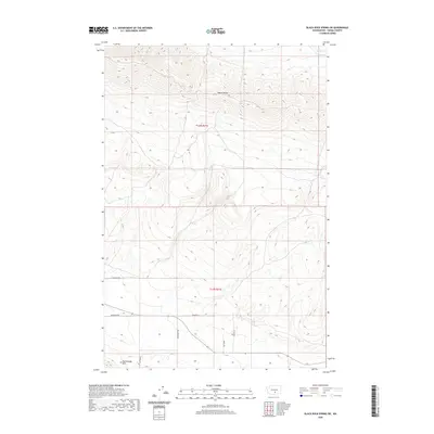 2020 Map of Black Rock Spring SW, 2020 Print