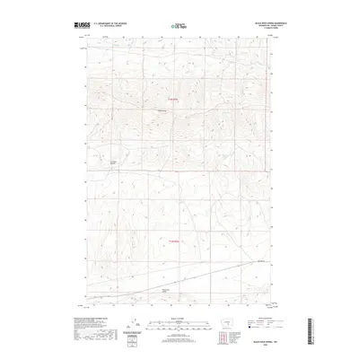 2020 Map of Black Rock Spring, 2020 Print