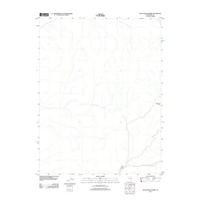 2012 Map of Black Rock Summit, 2012 Print