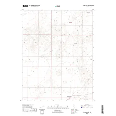 2018 Map of Black Rock Summit, 2018 Print