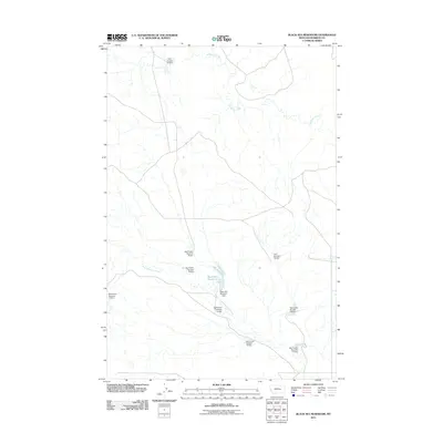 2011 Map of Black Sea Reservoir, 2011 Print