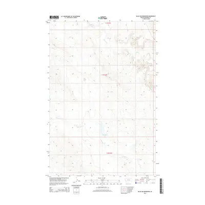 2014 Map of Black Sea Reservoir, 2014 Print