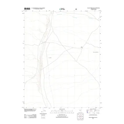 2012 Map of Black Spring NW, 2012 Print