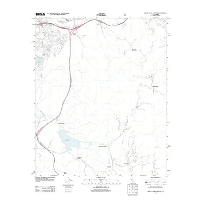 2012 Map of Black Star Canyon, 2012 Print