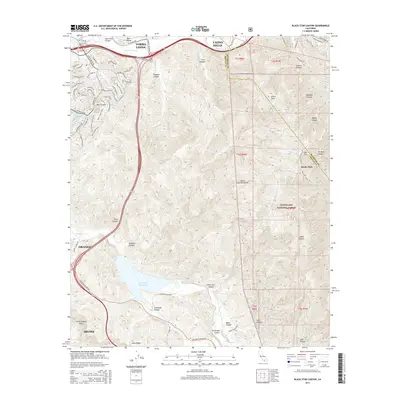 2015 Map of Black Star Canyon, 2015 Print