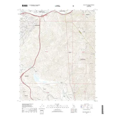 2018 Map of Black Star Canyon, 2018 Print