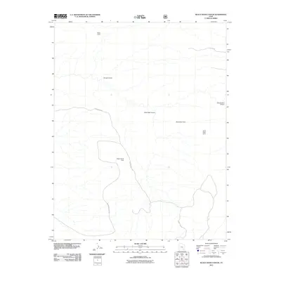 2011 Map of Black Steer Canyon, 2011 Print