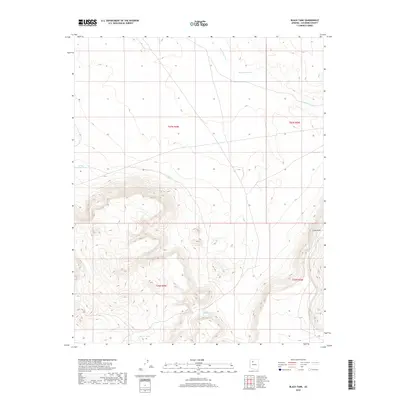 2018 Map of Black Tank, 2018 Print