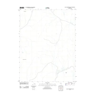 2011 Map of Black Warrior Peak, 2011 Print