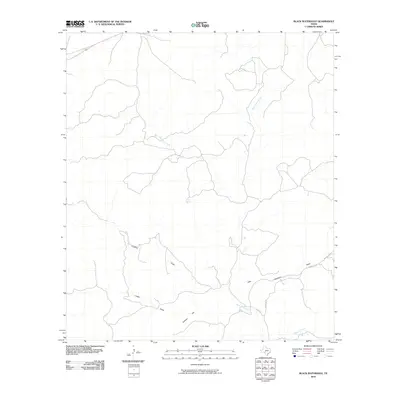 2010 Map of Black Waterhole, 2010 Print