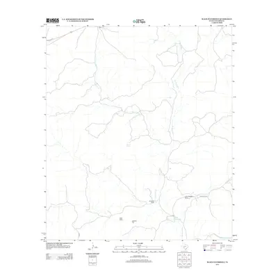 2013 Map of Black Waterhole, 2013 Print
