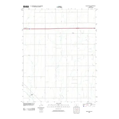 2009 Map of Black Wolf, 2009 Print