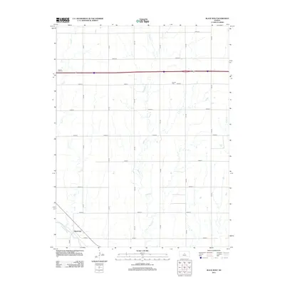2012 Map of Black Wolf, 2012 Print