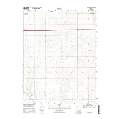 2015 Map of Black Wolf, 2015 Print