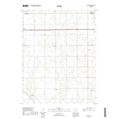 2018 Map of Black Wolf, 2018 Print