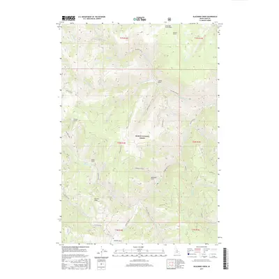 2017 Map of Blackbird Creek, 2017 Print