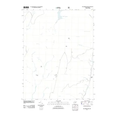 2011 Map of Blackbird Knob, 2011 Print