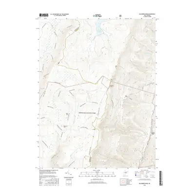 2016 Map of Blackbird Knob, 2016 Print