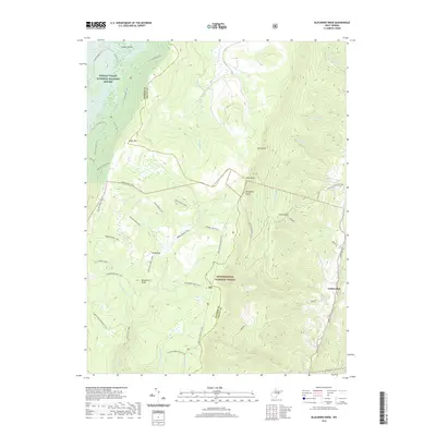 2019 Map of Blackbird Knob, 2019 Print