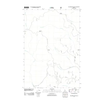 2011 Map of Blackbird Mountain, 2011 Print