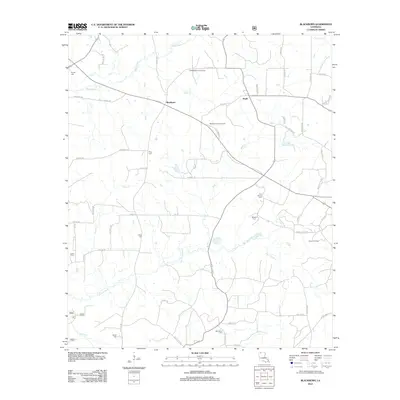 2012 Map of Blackburn, 2012 Print