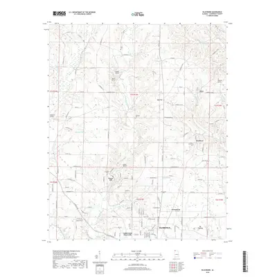 2018 Map of Blackburn, 2018 Print