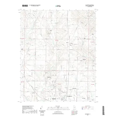 2020 Map of Blackburn, 2020 Print