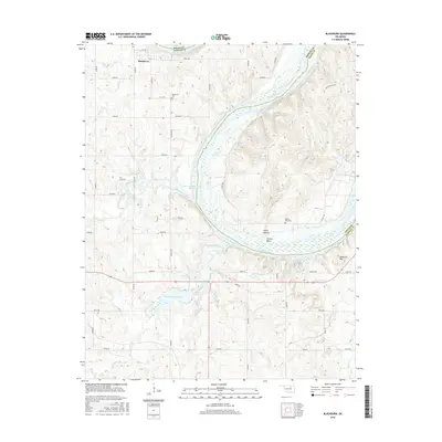 2016 Map of Blackburn, 2016 Print