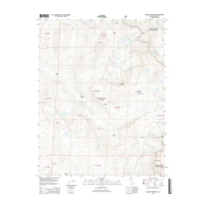 2015 Map of Blackcap Mountain, 2015 Print