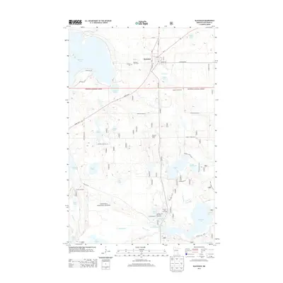 2013 Map of Blackduck, 2013 Print