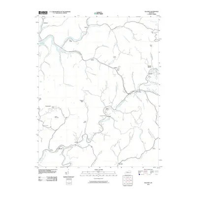 2010 Map of Blackey, 2010 Print