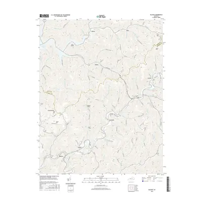 2016 Map of Blackey, 2016 Print