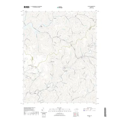 2019 Map of Blackey, 2019 Print