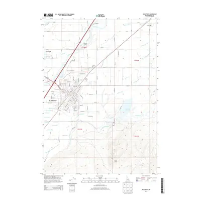 2013 Map of Blackfoot, 2013 Print
