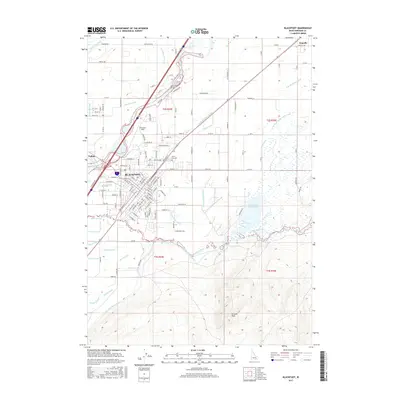 2017 Map of Blackfoot, 2017 Print