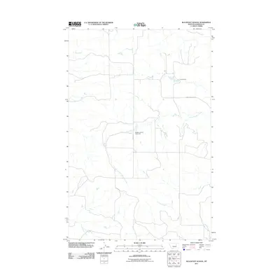 2011 Map of Blackfoot School, 2011 Print