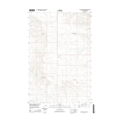 2014 Map of Blackfoot School, 2014 Print