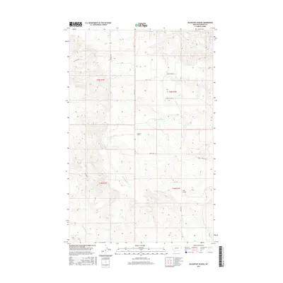 2017 Map of Blackfoot School, 2017 Print