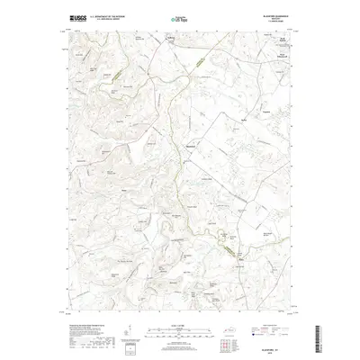 2019 Map of Blackford, 2019 Print