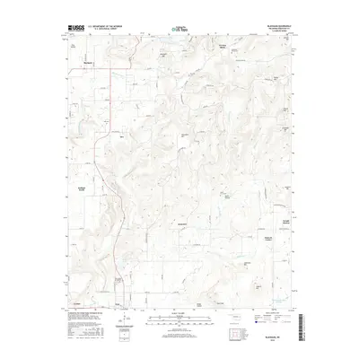 2016 Map of Blackgum, 2016 Print