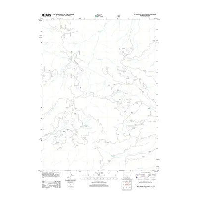 2012 Map of Blackhall Mountain, 2012 Print