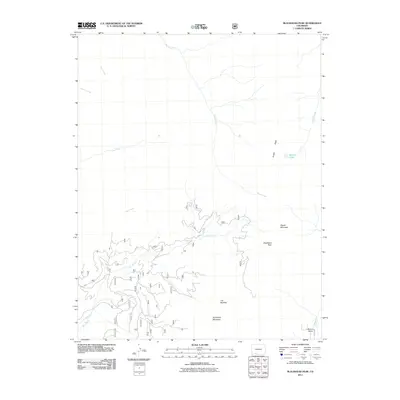 2011 Map of Blackhead Peak, 2011 Print