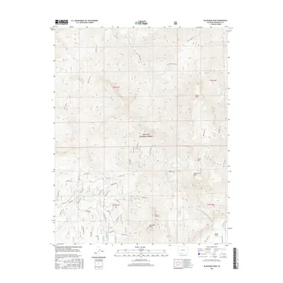 2016 Map of Blackhead Peak, 2016 Print