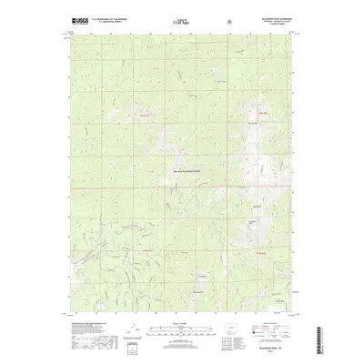 2019 Map of Blackhead Peak, 2019 Print
