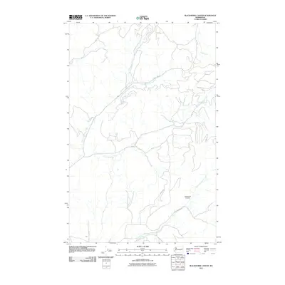 2011 Map of Blackhorse Canyon, 2011 Print