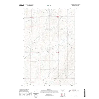 2020 Map of Blackhorse Canyon, 2020 Print