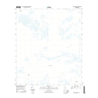 2014 Map of Blackjack Island, 2014 Print