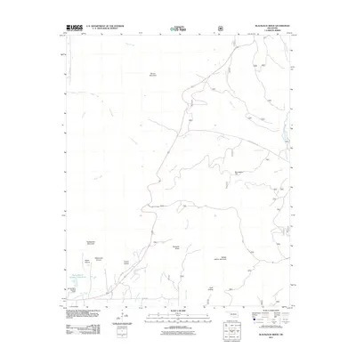 2011 Map of Blackjack Ridge, 2011 Print