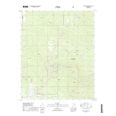 2018 Map of Blackjack Ridge, 2018 Print