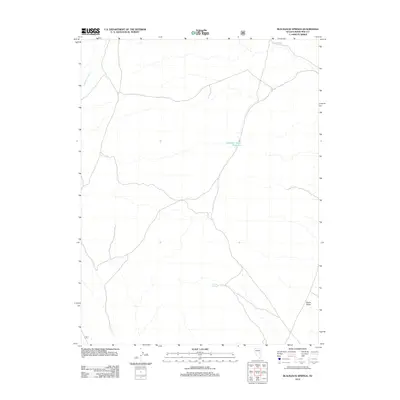 2012 Map of Blackjack Springs, 2012 Print